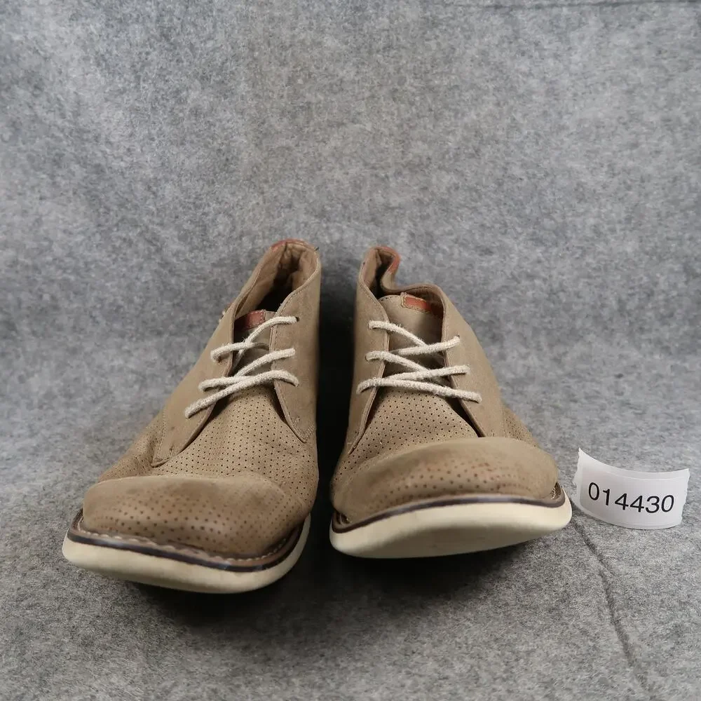 Madden Shoes Mens 9.5 Chukka Derby Boot Casual Devlyn Lace Up Brown Classic